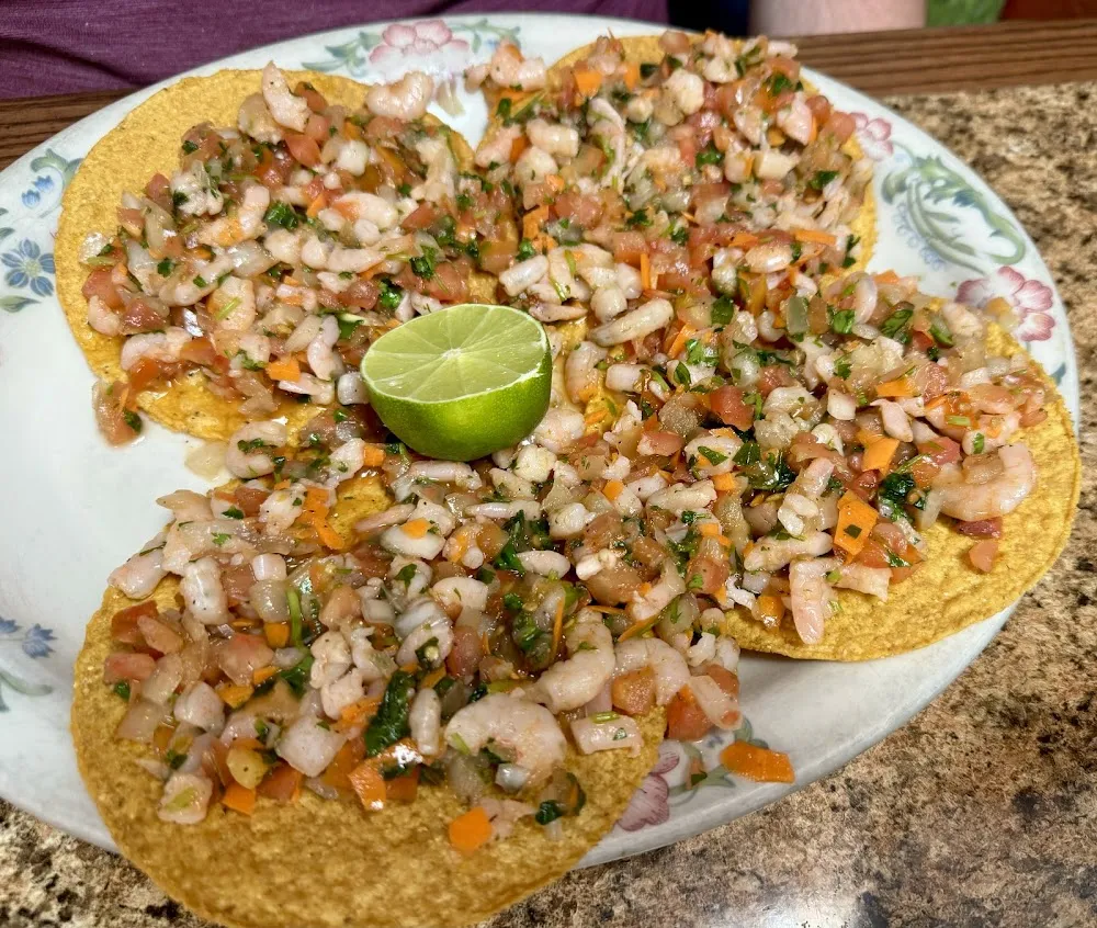 Tostadas de Camaron